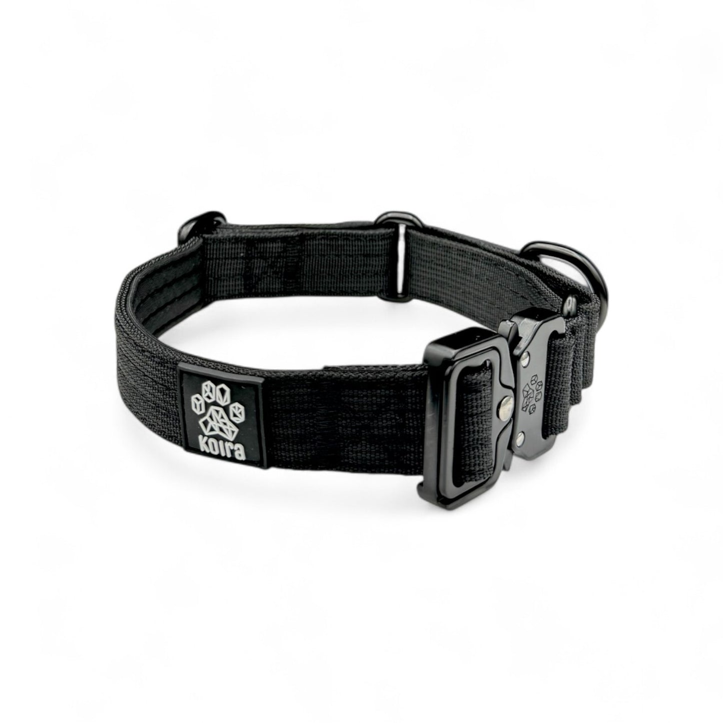 Black Koira Martingale Dog Collar – Essential Line