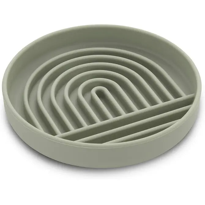 Rainbow Silicone Slow Feeder Lick Mat with Suction