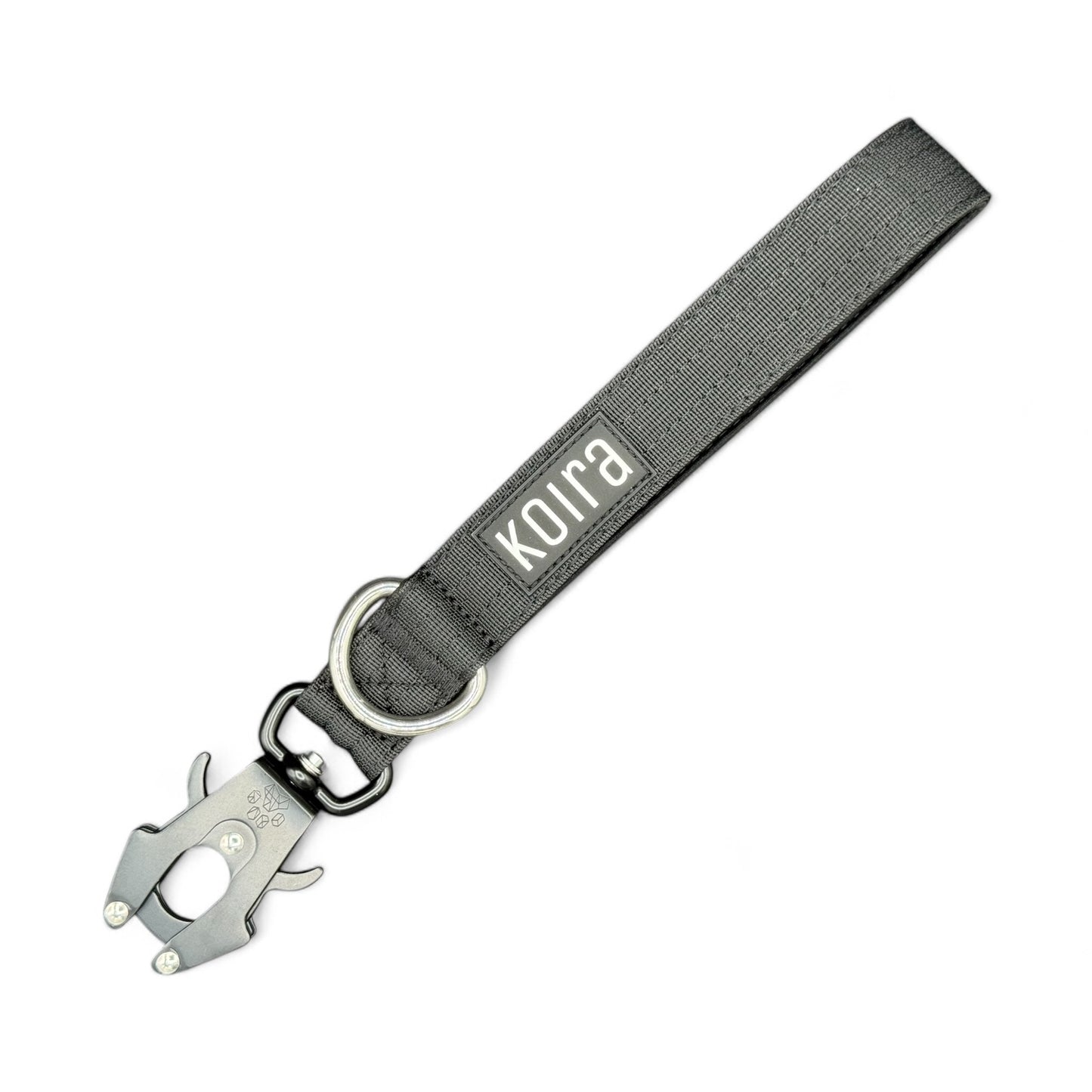 Black Dog Traffic Leash - 12 Inch Durable Lead