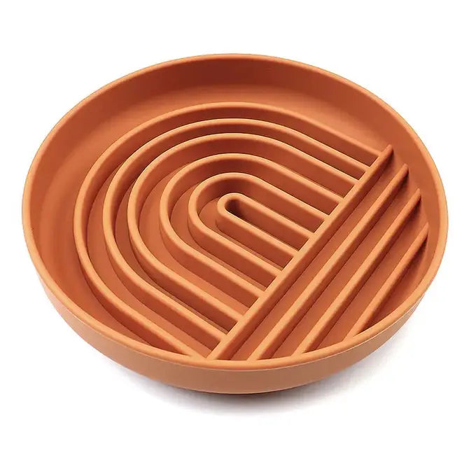 Rainbow Silicone Slow Feeder Lick Mat with Suction